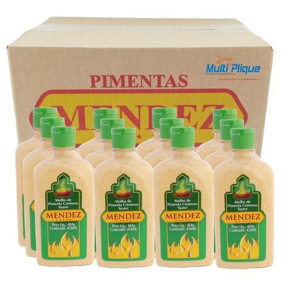 Imagem de Molho De Pimenta Mendez Cremosa Suave 450Ml 12 Unidades