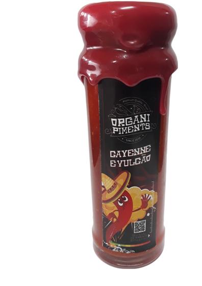 Imagem de Molho de Pimenta Natural Cayenne e Vulcão 110ml - OrganiPiments