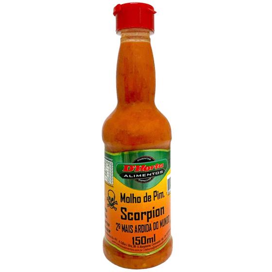 Imagem de Molho de Pimenta Scorpion D'horta 150ml - A 2ª Mais picante
