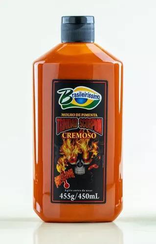 Imagem de Molho De Pimenta Trinidad Scorpion - Brasileirissimo 450ml
