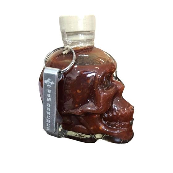 Imagem de Molho de Pimenta Vidro Caveira Defumado 200ml - Dom Sanches
