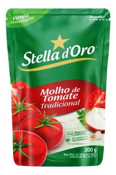 Imagem de Molho De Tomate Tradicional Stella D'Oro Em Sachê 300 G