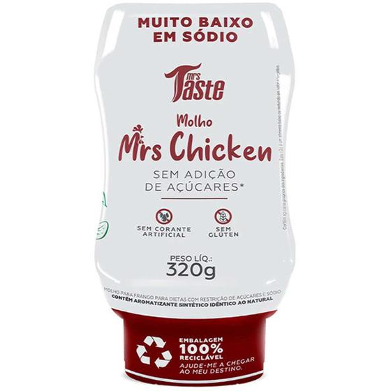 Imagem de Molho Mrs Chicken 320g Mrs Taste Sem Adição de Açúcares