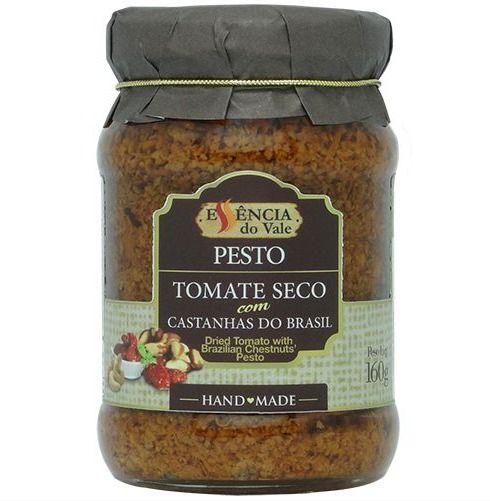 Imagem de Molho Pesto de Tomate Seco e Castanhas 160g - Essência do Vale