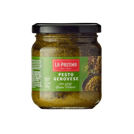 Imagem de Molho Pesto Genovese La Pastina Com Queijo Grana Padano 190g