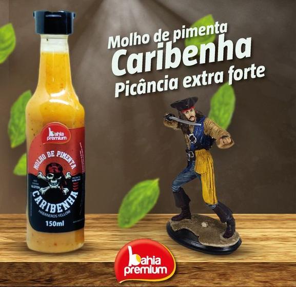 Imagem de Molho Pimenta Cremosa Gourmet Mexicana Habaneros Red Picância Forte Bahia Premium 150ml Churrasco