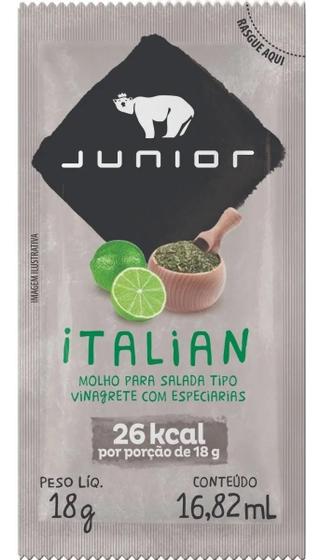 Imagem de Molho Salada Sachê Junior Kerry Italian Pacote C/30 Unidades