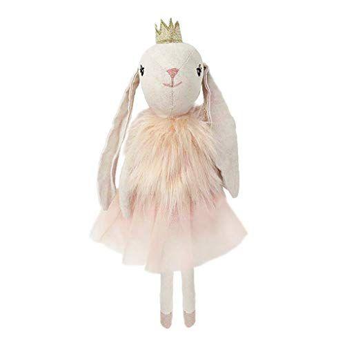 Imagem de MON AMI Princess Bunny Stuffed Animal, Soft & Cuddly Pelúcia Animal Doll, Boneca de Pelúcia Bem Construída para Criança ou Criança  Use como Brinquedo ou Decoração de Quarto, Grande Presente para Crianças ou Colecionadores, 18 polegadas