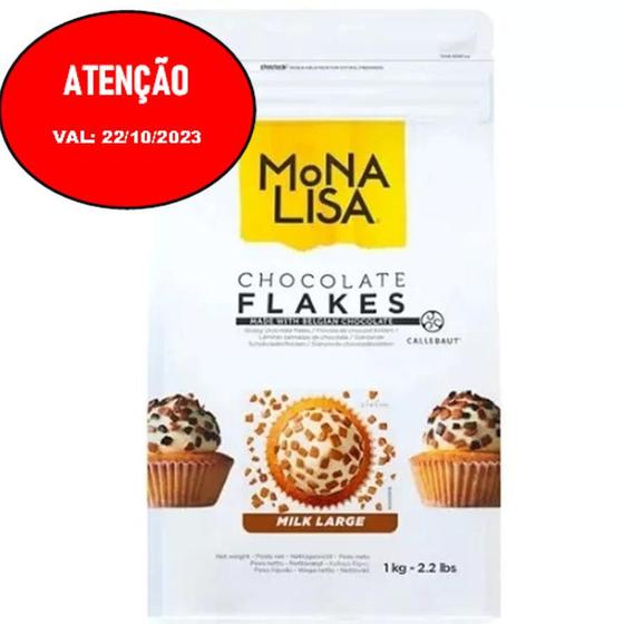 Imagem de Monalisa Flakes Milk Large 1kg - Callebaut