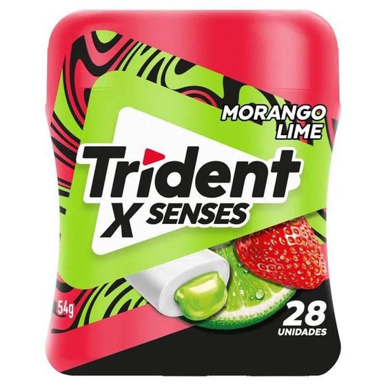 Imagem de Mondelez Trident X Senses Morango Lime