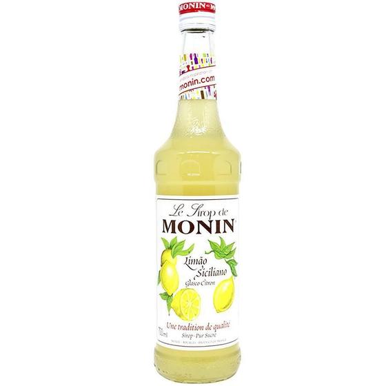 Imagem de Monin Limão Siciliano 700ml - Bebida Concentrada Sem Álcool