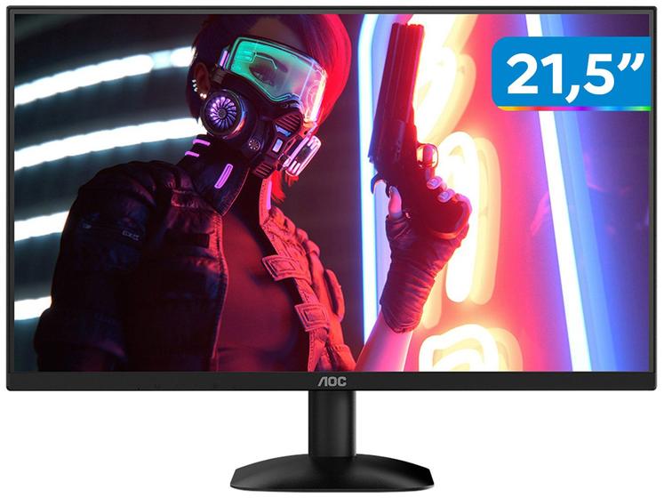 Monitor 100Hz Full HD Widescreen 1ms AOC Série B35 22B35HM2 21,5" VGA HDMI Menor preço em Monitor 100Hz Full HD Widescreen 1ms AOC Série B35 22B35HM2 21,5" VGA HDMI