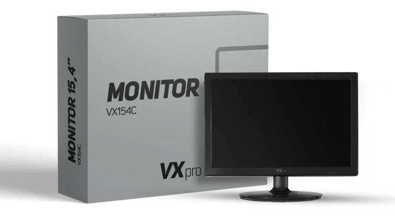 Imagem de Monitor 15.4 Vxpro Vx154Z Led 60Hz 8Ms Hdmi Vga