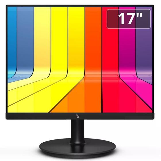 Monitor 17" LED, HD, HDMI, VGA, VESA, Ajuste de inclinação, Ideal para PDV - 3green M170SH Menor preço em Monitor 17" LED, HD, HDMI, VGA, VESA, Ajuste de inclinação, Ideal para PDV - 3green M170SH