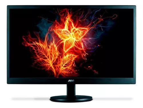 Imagem de Monitor 18,5 aoc e970swhnl led wide preto vga/hdmi