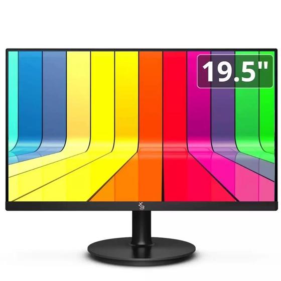 Imagem de Monitor 19.5 LED, Widescreen, 75Hz, 2ms, HD, HDMI, VGA, VESA, Ajuste de inclinação - 3green M195WHD