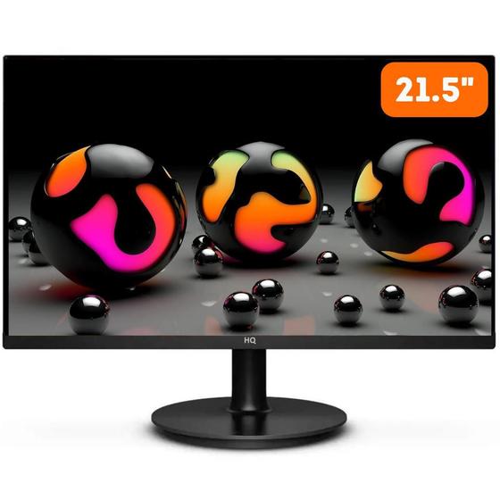 Imagem de Monitor 21.5" LED Full HD Widescreen HDMI 75Hz HQ Pro LED VESA Ajuste de inclinação