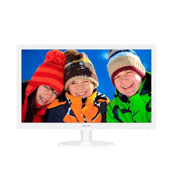 Imagem de Monitor 21,5 LED Philips - HDMI - FULL HD - Vesa - VGA - Branco - 223V5LHSW