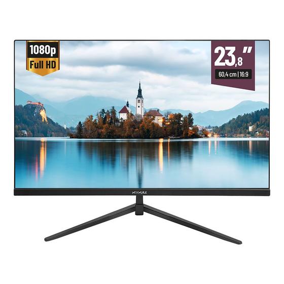 Imagem de Monitor 23.8' 75Hz IPS Full HD, 3ms, Sem Borda MYMAX