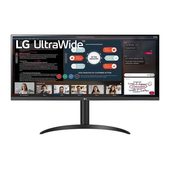 Imagem de Monitor 34" UltraWide, Full HD IPS, HDR10, Freesync, 34WP550-B, LG  LG