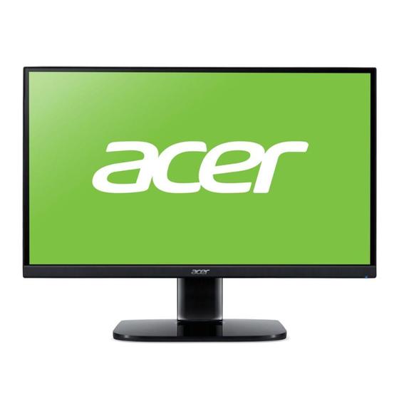 Imagem de Monitor Acer 23.8”  LED VA FHD Até 100Hz 1ms VRB AMD Radeon FreeSync 1x VGA 1x HDMI KA242Y Hbi