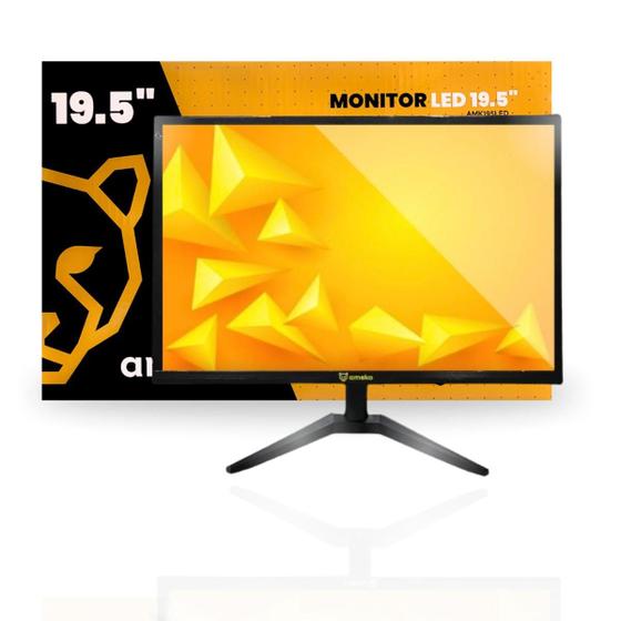 Imagem de Monitor Ameko 19 Polegadas Widescreen Led Preto 110v 220v