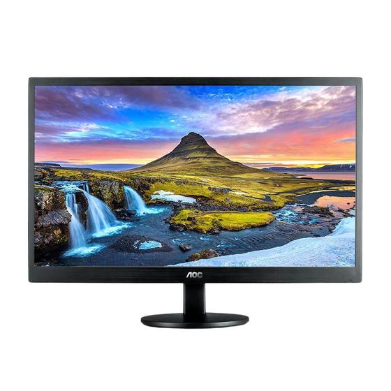 Imagem de Monitor AOC 21.5 Pol, FULL HD, LCD, LED, VGA, HDMI, E2270SWHEN