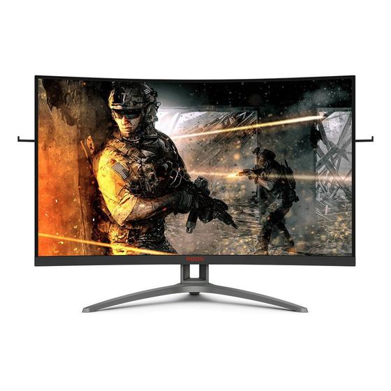 Monitor AOC 31,5" Gamer Agon RGB LED FHD Tela Curva, Widescreen VA, 154Hz, Conexão VGA, HDMI 2.0, Display Port 1.4 e Saí Menor preço em Monitor AOC 31,5" Gamer Agon RGB LED FHD Tela Curva, Widescreen VA, 154Hz, Conexão VGA, HDMI 2.0, Display Port 1.4 e Saí