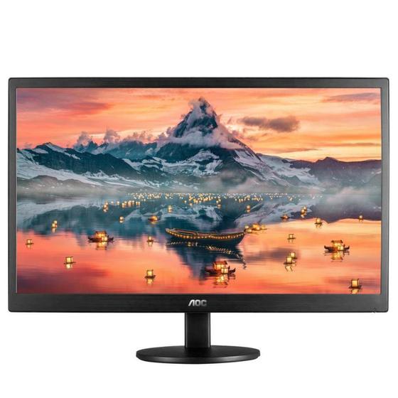 Monitor AOC LED 18.5, HDMI/VGA, 5ms - E970SWHNL Menor preço em Monitor AOC LED 18.5, HDMI/VGA, 5ms - E970SWHNL