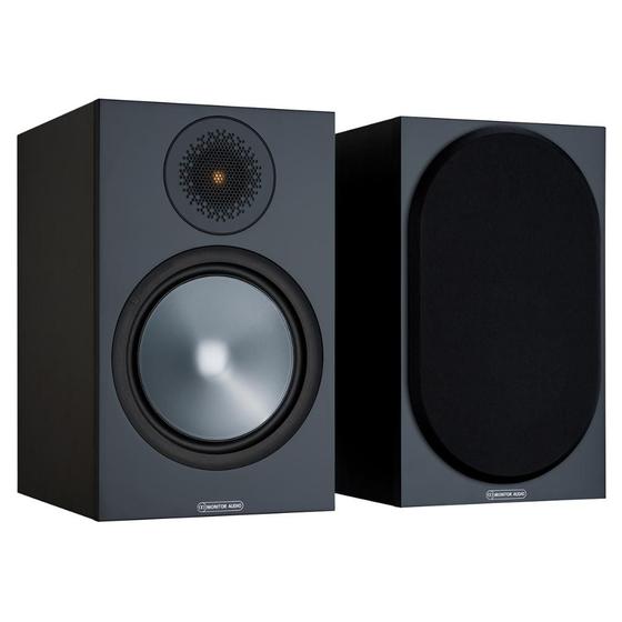 Imagem de Monitor Audio Bronze 100 6G Par de Caixas Acústicas Bookshelf 2 Vias para Home Theater Preto