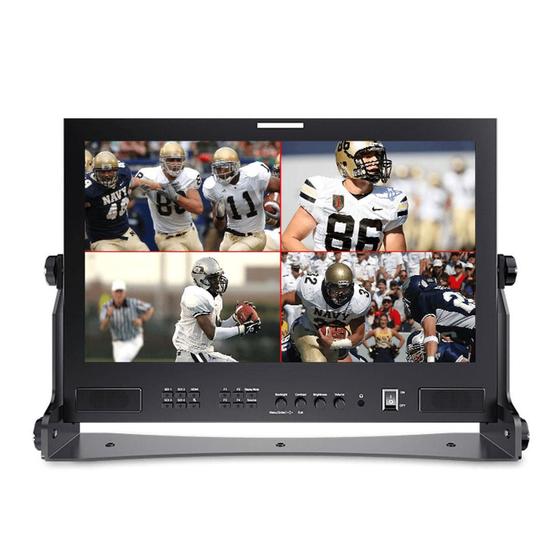 Imagem de Monitor Broadcast FeelWorld ATEM173S Full HD 17.3" Multiview 3G-SDI HDMI para Estúdio e Transmissão