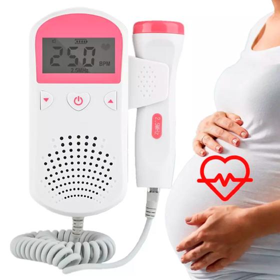 Imagem de Monitor cardíaco fetal portátil com tecnologia avançada para grávidas