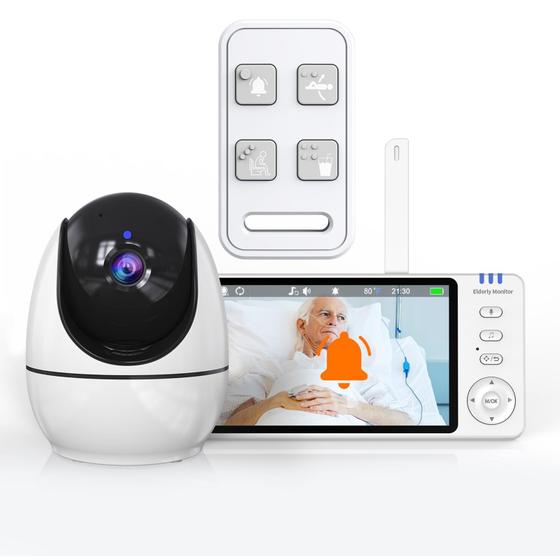 Monitor Cheeglu para Idosos - Com Câmera, Áudio e Conversação ...