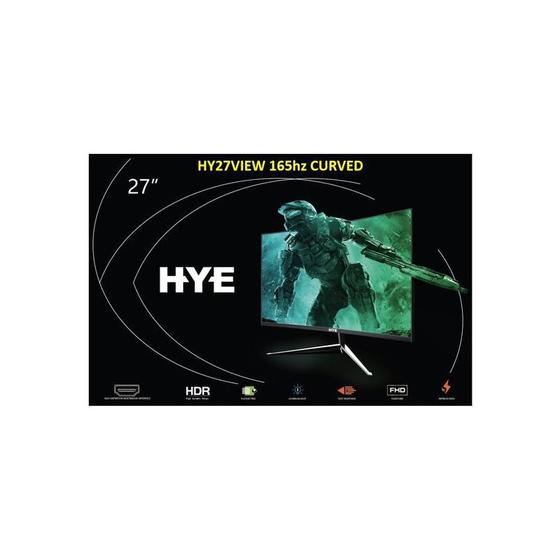 Monitor 27 Polegadas Curvo Monitor Curvo de 27 polegadas Hye Hy27View165 FHD 165Hz 5ms - Monitor ...