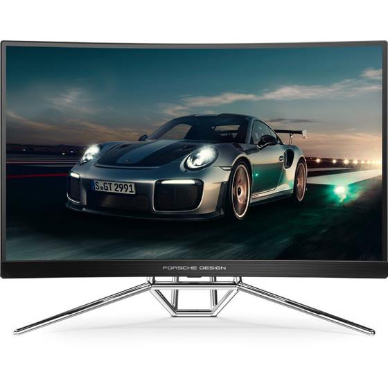 Imagem de Monitor Curvo Gamer AOC Porsche Design 27" QHD, 240Hz 0.5ms