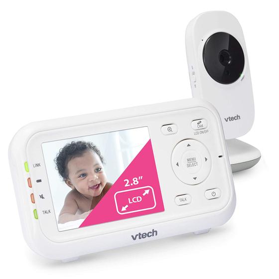 Imagem de Monitor de bebê com longo alcance, visão noturna e sensor de temperatura