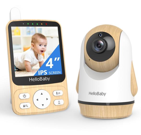 Imagem de Monitor de Bebê HelloBaby com Câmera e Áudio - Tela de 4 Polegadas