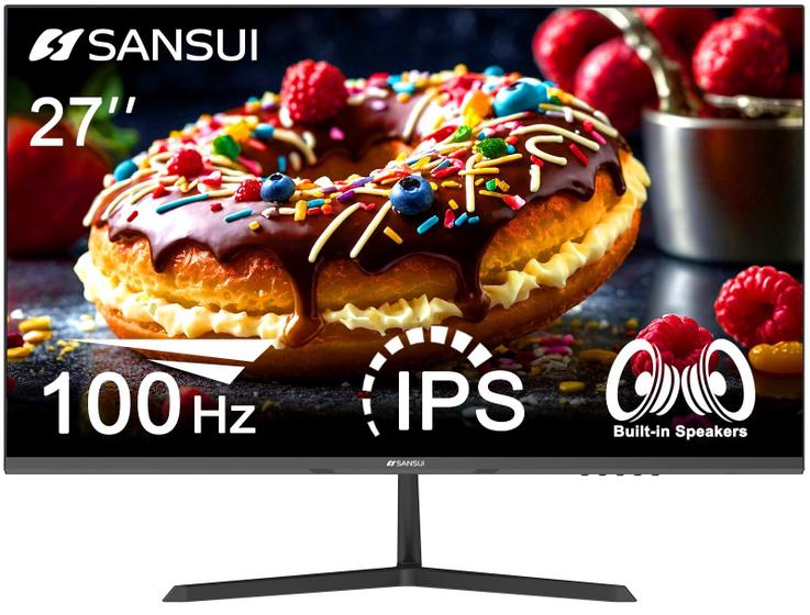 Imagem de Monitor de Computador SANSUI IPS 27" 1080p 100Hz - HDMI/VGA