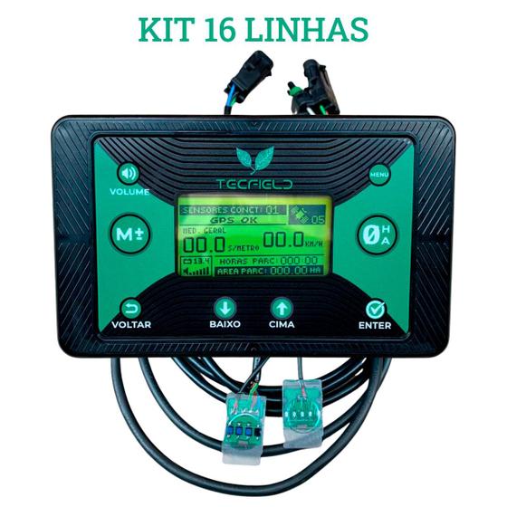 Imagem de Monitor de Plantio kit 16 linhas Tecfield