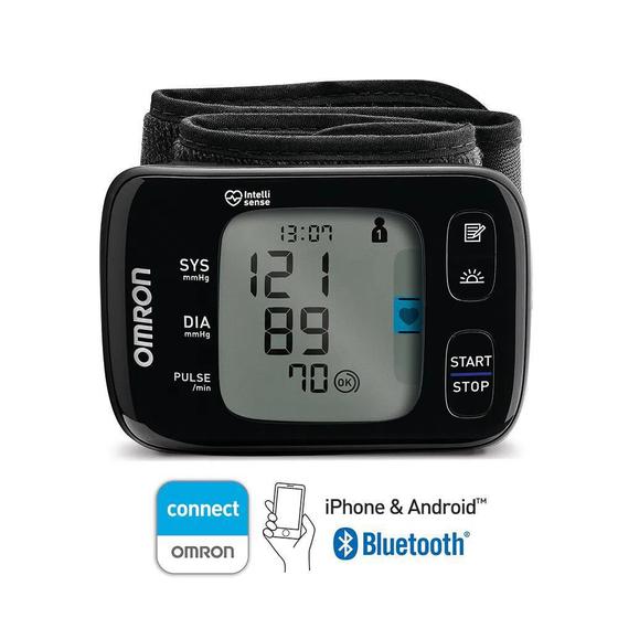 Imagem de Monitor de Pressão Arterial de Pulso com Bluetooth - HEM-6232T Omron