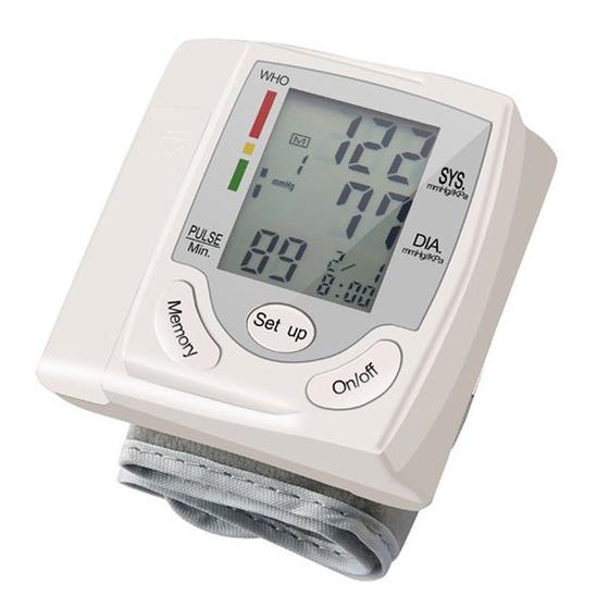 Imagem de Monitor de pressão arterial Wrist Digital LCD Heart Rate Pulse
