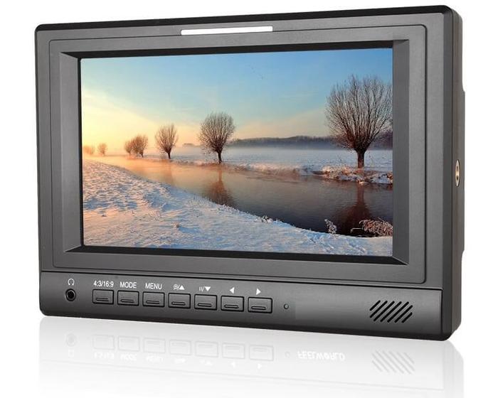 Imagem de Monitor de Referência Led 7" HD Tally, SDI, HDMI, YPbPr e AV com V-Mount