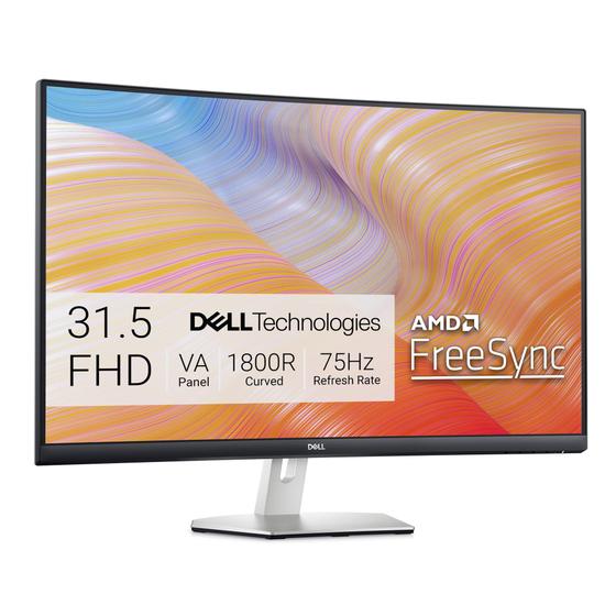 Imagem de Monitor Dell S3222HN curvado de 31,5" FHD 75 Hz HDMI AMD FreeSync