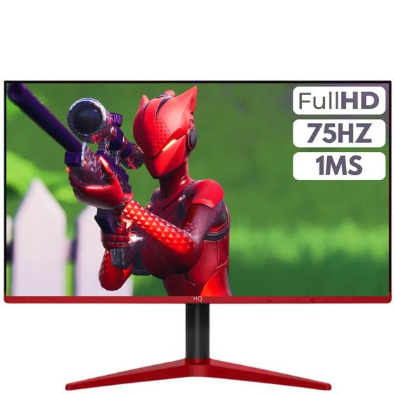 Monitor Gamer 22" Full HD LED 1ms 75Hz HDMI HQ Moba 22GHQ75 Preto e vermelho é boa?