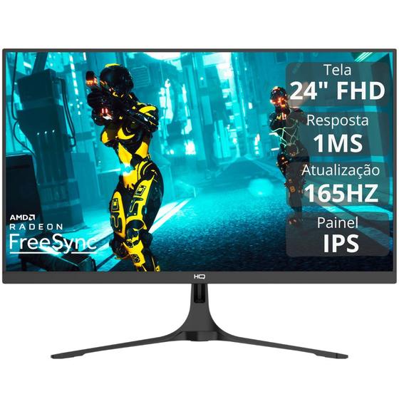 Monitor Gamer 24" 1ms, 165Hz, IPS, AMD FreeSync, Full HD, HDMI, DP, HQ Premium GP24I116 Menor preço em Monitor Gamer 24" 1ms, 165Hz, IPS, AMD FreeSync, Full HD, HDMI, DP, HQ Premium GP24I116