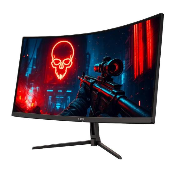 Monitor Gamer 27" Curvo 1ms, 180Hz, AMD FreeSync, Full HD, HDMI, DP, Frameless HQ Premium