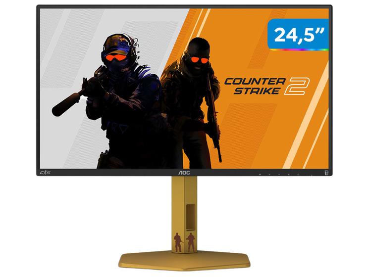 Imagem de Monitor Gamer AOC Gaming CS25G 24,5" Full HD 310Hz 0,3ms HDMI CS25G/78
