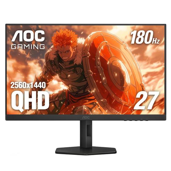 Imagem de Monitor Gamer AOC Q27G4XN - 27" 2K QHD (2560x1440) 180Hz 1ms