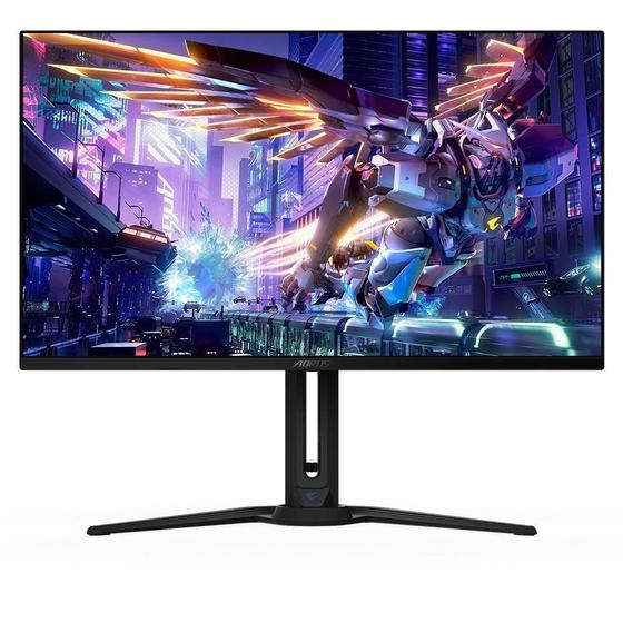Imagem de Monitor Gamer AORUS 31.5" OLED, 240Hz, 0.03ms, QD-OLED, HDMI e DisplayPort 2.1, 99% DCI-P3, HDR, FreeSync, Altura Ajustável - AORUS FO32U2P SA