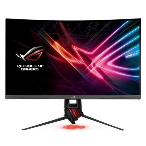 Imagem de Monitor Gamer Asus ROG Strix 32' LED, Curvo, 144 Hz, 2K QHD, FreeSync, 125% sRGB, HDMI/DisplayPort, Ajuste de Altura, Vesa - XG32VQ